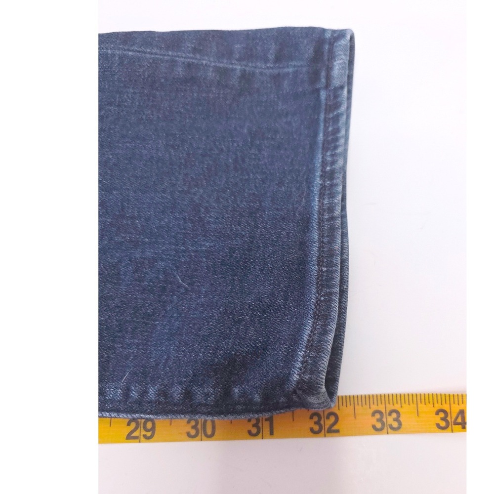 BOSS Hugo Boss Responsible Stretch Jeans Dark Wash Straight Leg Denim Blue - Picture 9 of 10